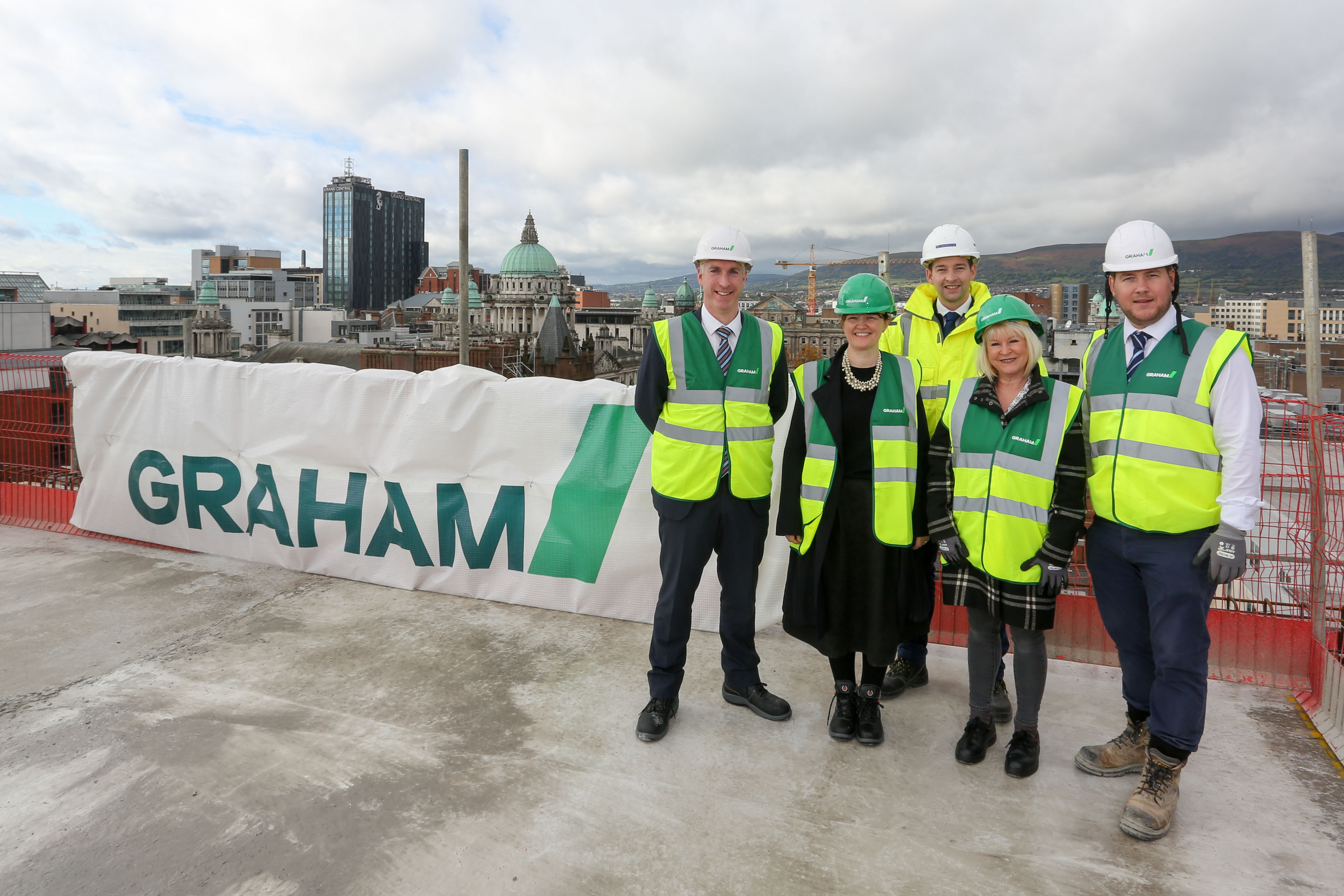 Erskine House development in Belfast reaches the top image