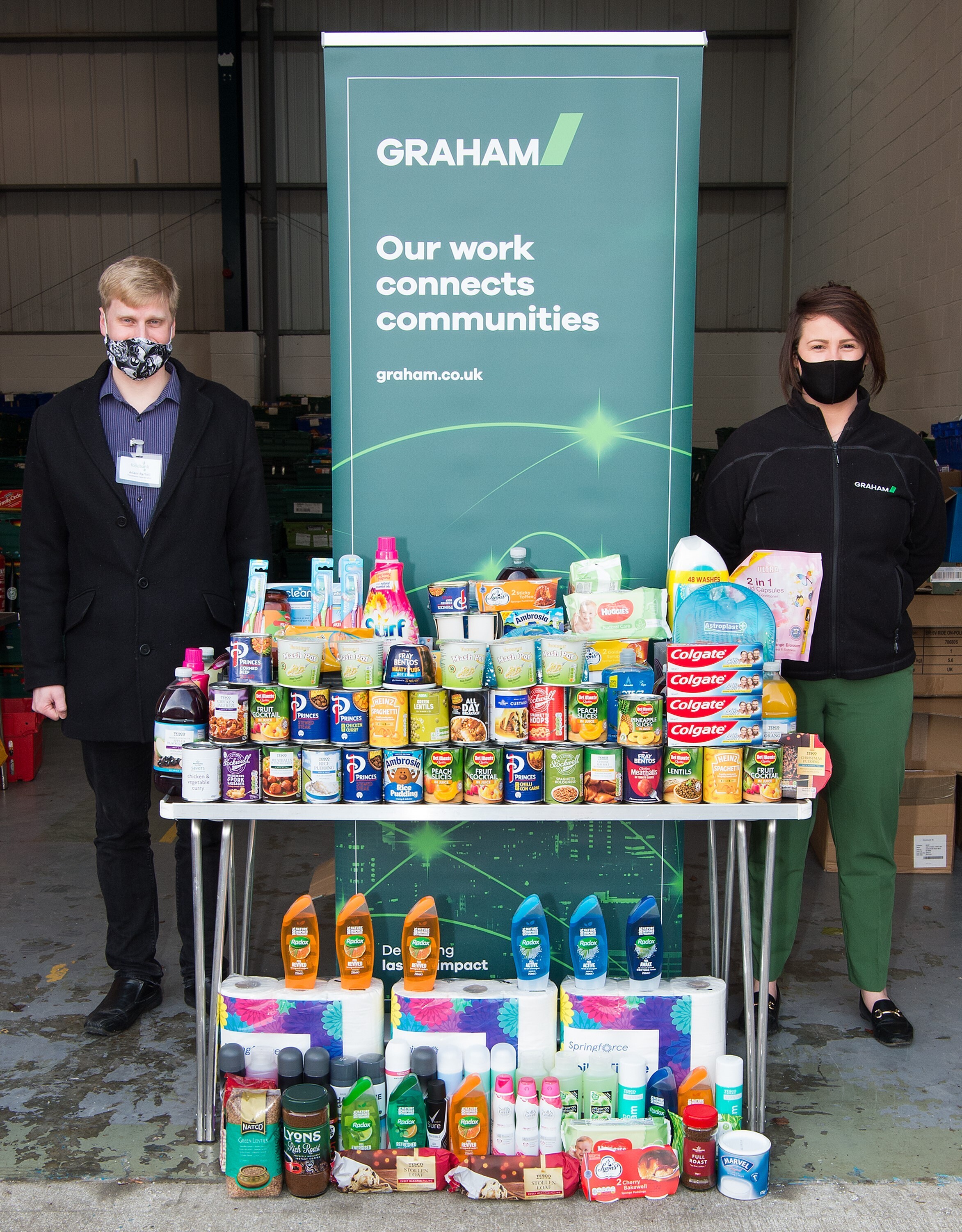 GRAHAM SUPPORTS YORK FOODBANK WITH DONATIONS image