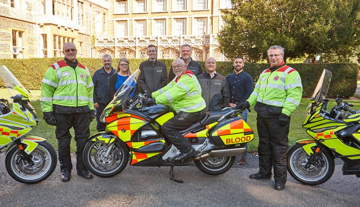 GRAHAM and Highways England launch workshops to help life-saving blood bikers image